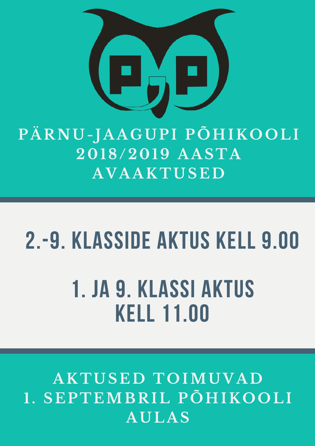 1. septembri aktuse plakat